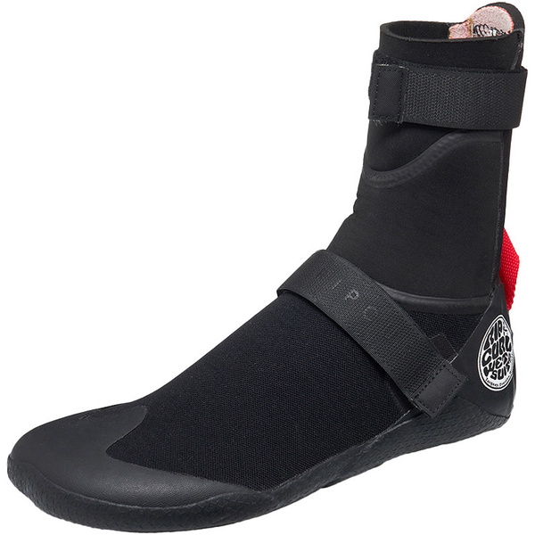 2026 Rip Curl Flashbomb 5mm Rund Tå Neopren Støvle 114msa - Sort